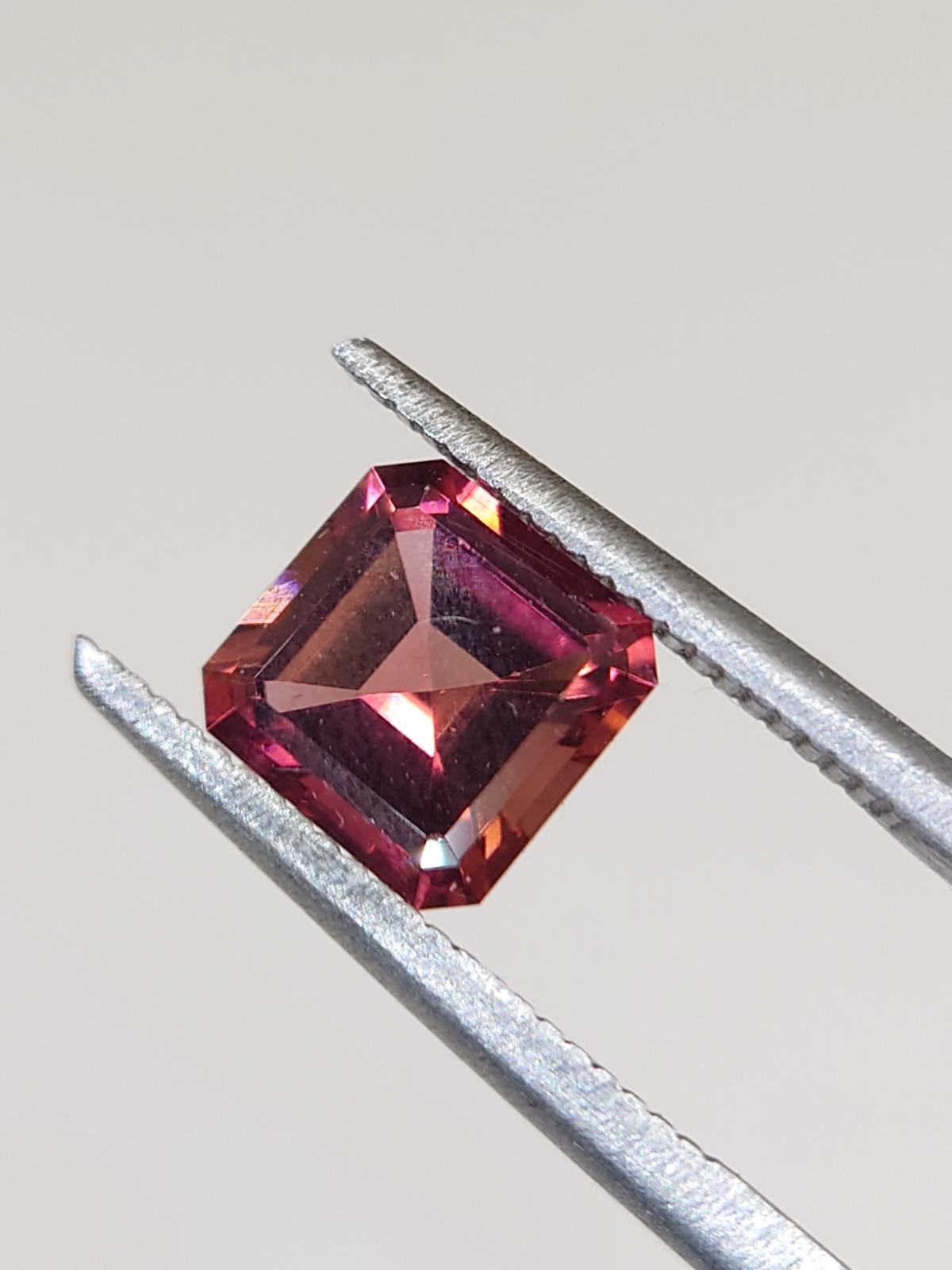 1.25ct Asscher Cut Tourmaline from Nigeria — view 3